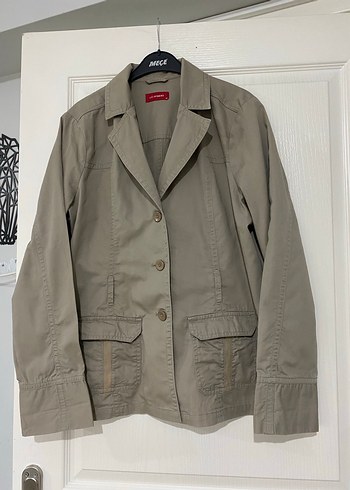 Lcwaikiki Bej Düğmeli Bej Kadın Ceket 44 - Görsel 7