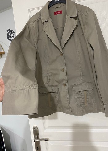 Lcwaikiki Bej Düğmeli Bej Kadın Ceket 44 - Görsel 2