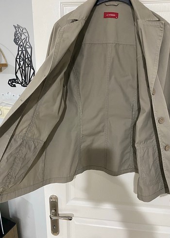 Lcwaikiki Bej Düğmeli Bej Kadın Ceket 44 - Görsel 4