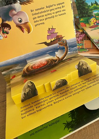 3'lü Çocuk Kitap Seti: Piknik, Hansel ve Gratel, Sinbad - Görsel 4