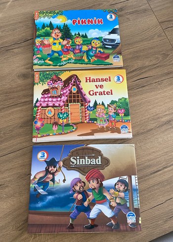 3'lü Çocuk Kitap Seti: Piknik, Hansel ve Gratel, Sinbad - Görsel 3