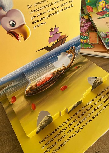 3'lü Çocuk Kitap Seti: Piknik, Hansel ve Gratel, Sinbad - Görsel 5