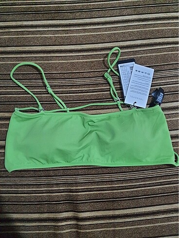 l Beden yeşil Renk Trendyol milla Yeşil Bikini üstü 40 L beden
