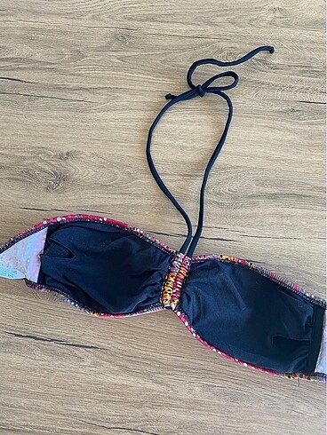 l Beden Desenli bikini üst 40 L beden