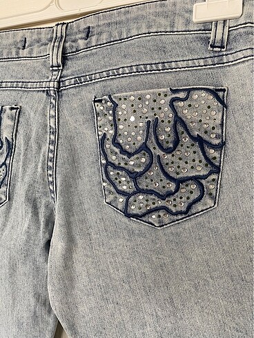 m Beden mavi Renk Adil Işık Buz Mavisi Kadın Jeans M