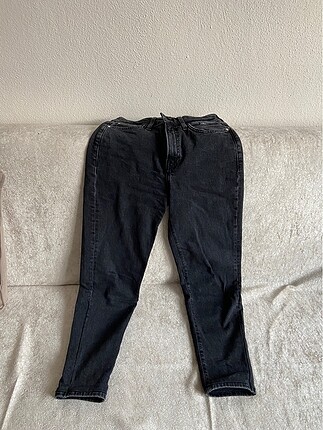 Siyah mom jean