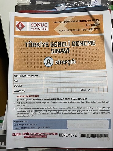 Ayt deneme