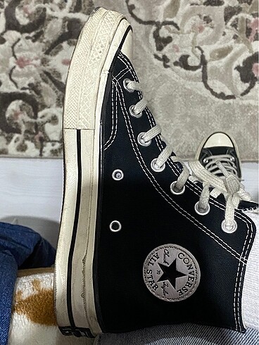 36 Beden siyah Renk CONVERSE CHUCK 70 Vintage canvas