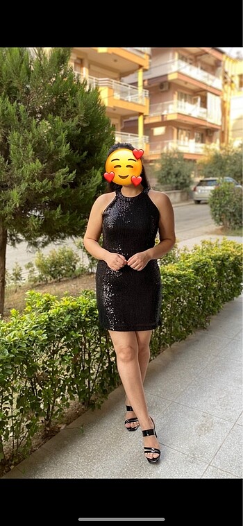 Diğer Pul payet elbise