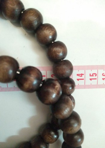 Beden yuvarlak ahşap boncuklu çanta sapı