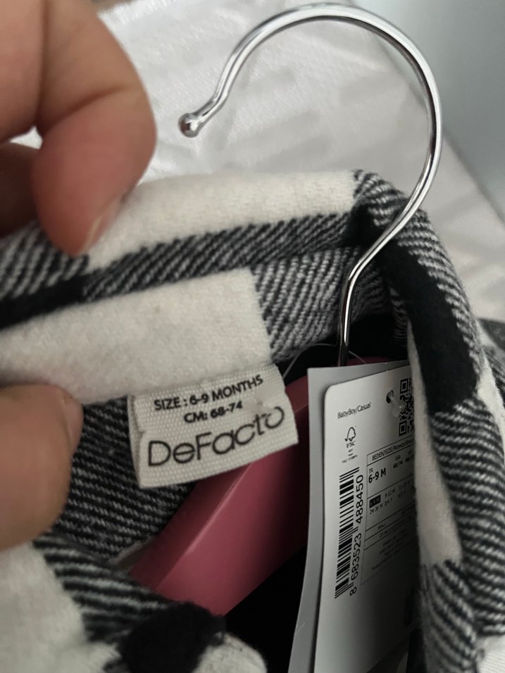 DeFacto sıfır erkek bebek gömlekli takım - Görsel 3