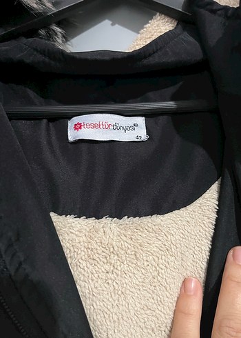 Siyah Uzun kadın tesettür mont - Görsel 3