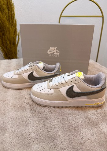 Nike Air Force 1 Gri Beyaz Spor Ayakkabi