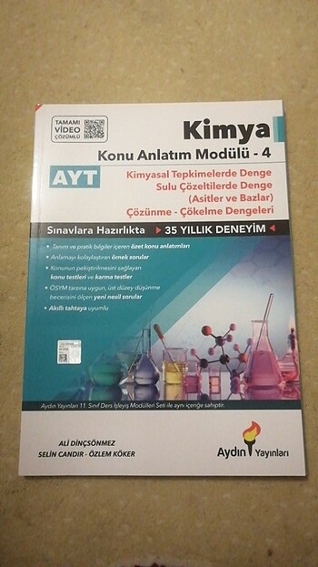 Kimya AYT çözeltilerde denge modülü