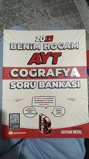 Benim hocam Ayt coğrafya video ders notu ve soru çözümleri banka