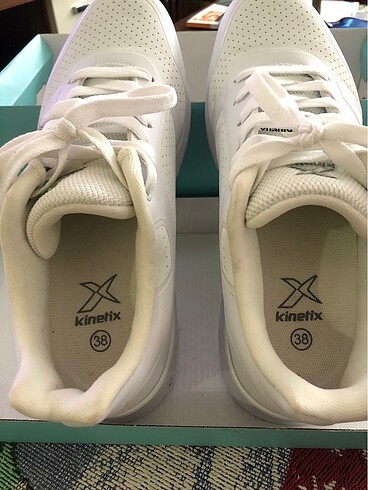 38 Beden beyaz Renk Kinetix kadın spor ayakkabı