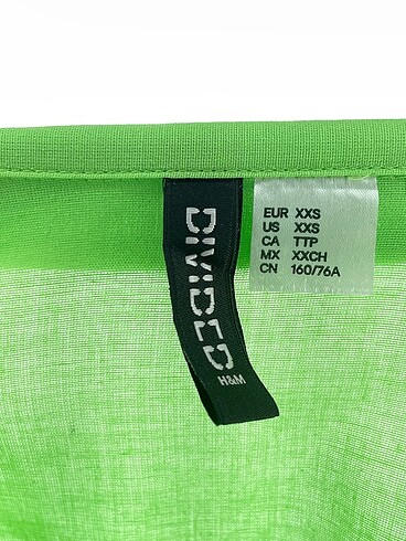 xs Beden yeşil Renk H&M Gömlek %70 İndirimli.