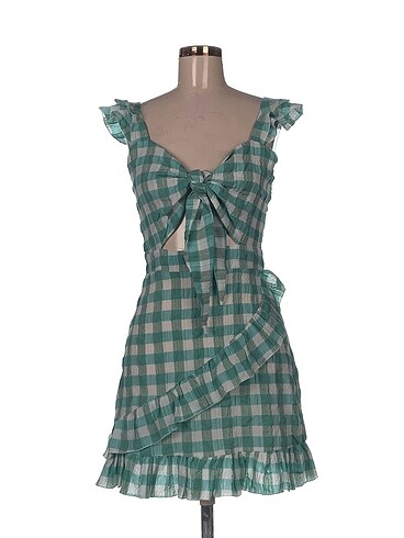 Vintage Love Kısa Elbise %70 İndirimli.