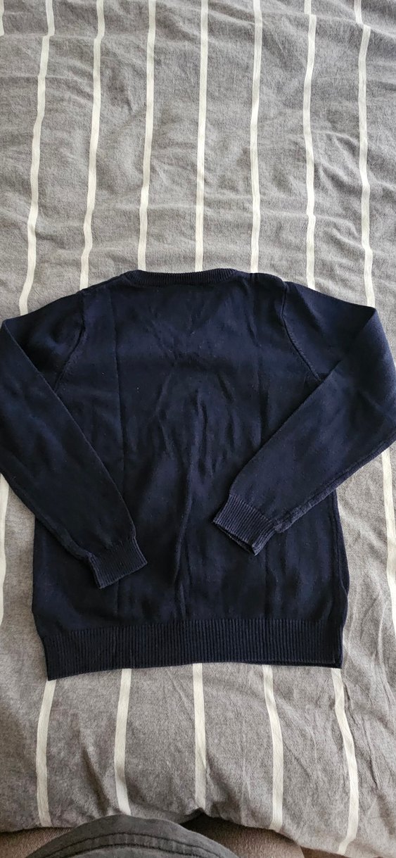 Polo Assn Erkek Çocuk Lacivert V Yaka Kazak - Görsel 2