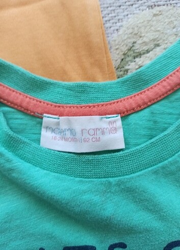18-24 Ay Beden 2 adet tshirt