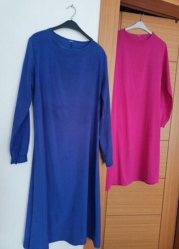  2 li tunik mavi pembe m/l beden tek li 55 kiki fiyat 100tl