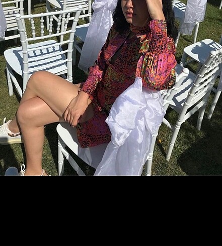 s Beden ÇOK DESENLİ MİNİ ELBİSE