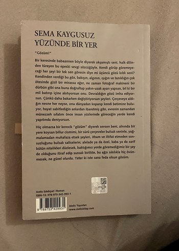  Yüzünde Bir Yer - Sema Kaygusuz