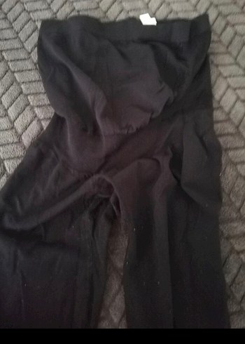Siyah Beli Destekli Hamile Taytı - Görsel 2
