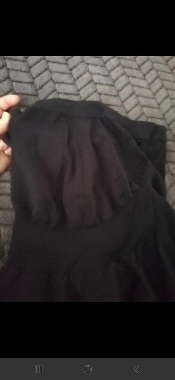 Siyah Beli Destekli Hamile Taytı - Görsel 3