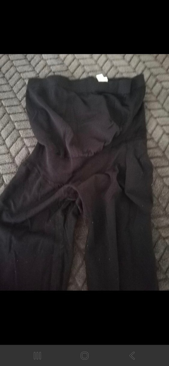 Siyah Beli Destekli Hamile Taytı - Görsel 2