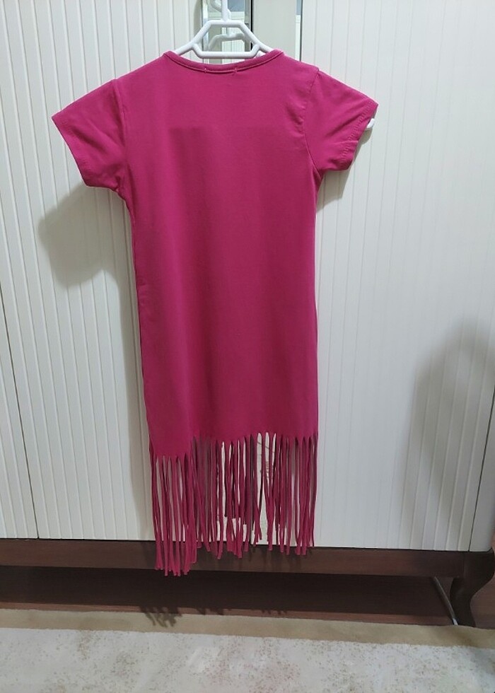 10 Yaş Kız Çocuk Yazlık Elbise - Görsel 2