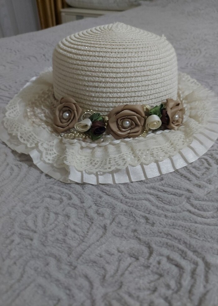 Kız Çocuk Şapka 54 Beden - Görsel 2