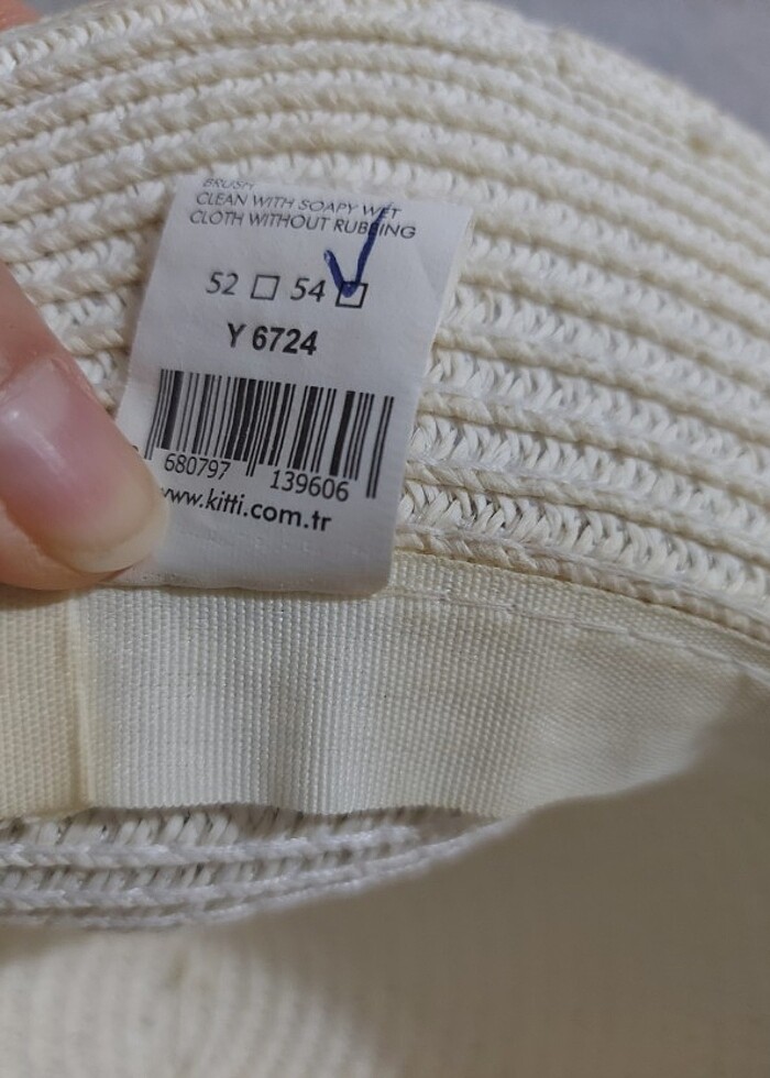 Kız Çocuk Şapka 54 Beden - Görsel 3