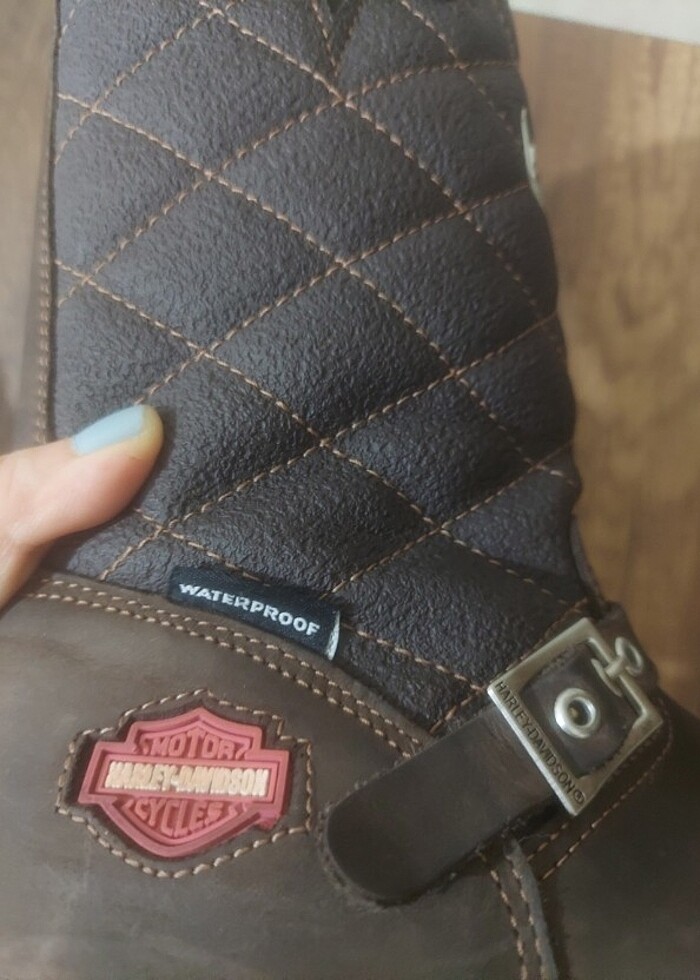 Harley Davidson 35 Numara Kahverengi Bot - Görsel 5