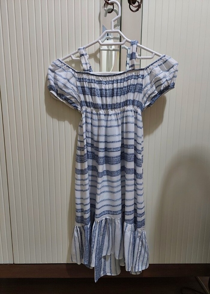 10-11 Yaş Koton Marka Askılı Elbise - Görsel 2