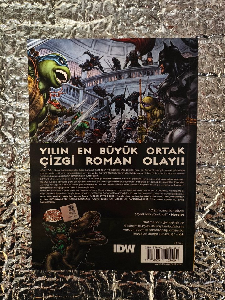 Batman ve Ninja Kaplumbağalar Çizgi Romanı - Görsel 2