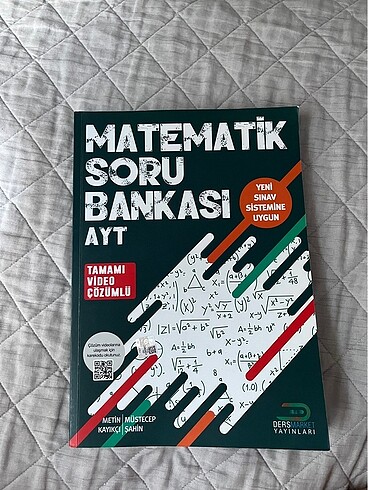 dersmarket yayınları ayt matematik test kitabı
