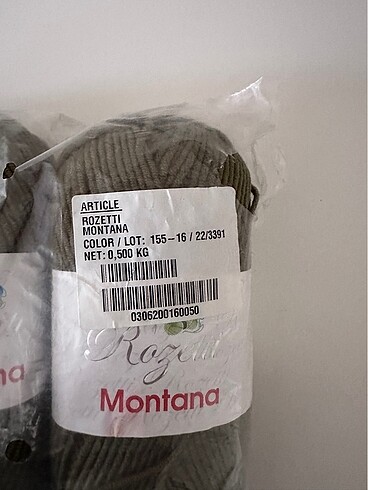 Rozetti montana örgü ipi