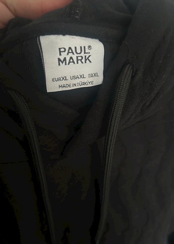 Siyah Fermuarlı unisexSweatshirt - Görsel 2