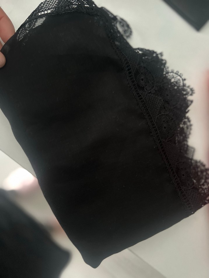 Dantel Detaylı Parlak Kırmızı Bohem Kadın Fuları ikili - Görsel 2