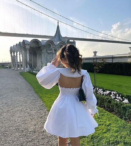 Diğer Yaka detaylı elbise