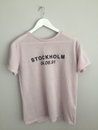 pembe simli tişört 
