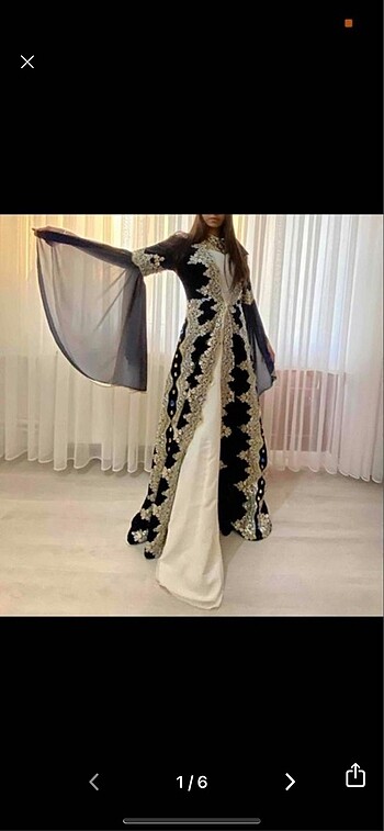 Kaftan kına elbisesi