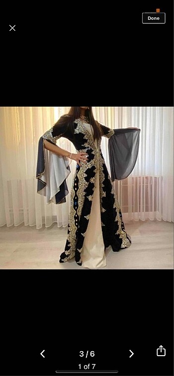 m Beden Kaftan kına elbisesi