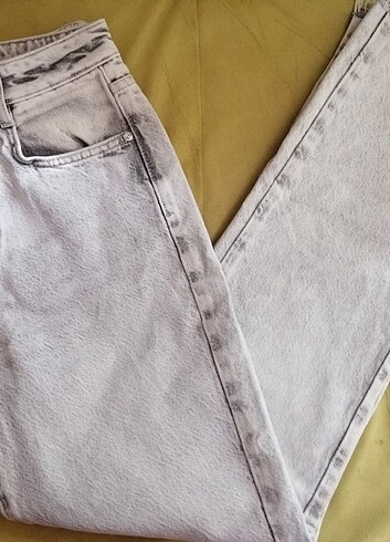 Yüksek Bel Straight Jeans