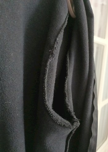 kapüşonlu Fermuarlı Uzun Kadın Kaban - Görsel 6