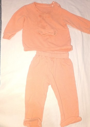 somon Bebek Kız Uzun Kollu Takım - Görsel 2