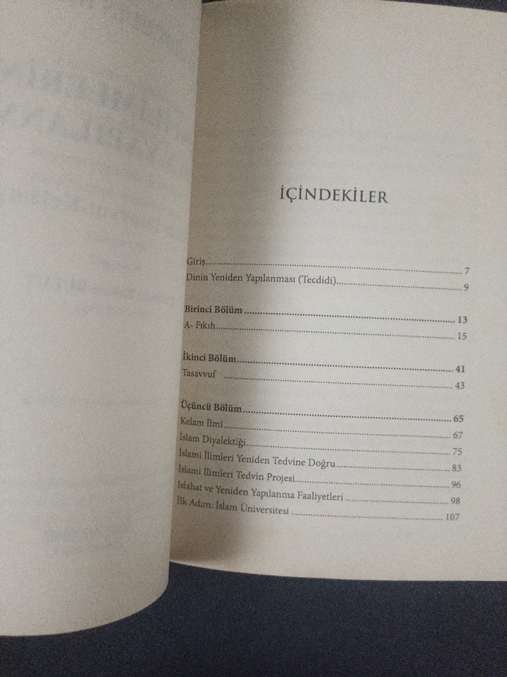 Dinî İlimlerin Yeniden Yapılanması - Vahiddin Han - Görsel 3