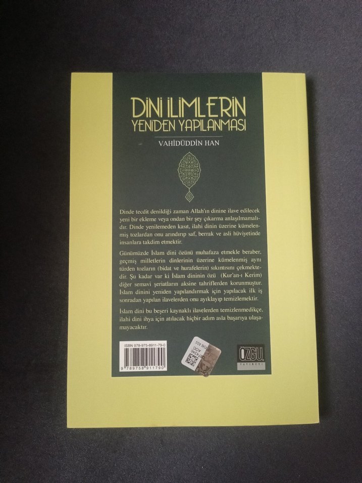 Dinî İlimlerin Yeniden Yapılanması - Vahiddin Han - Görsel 2