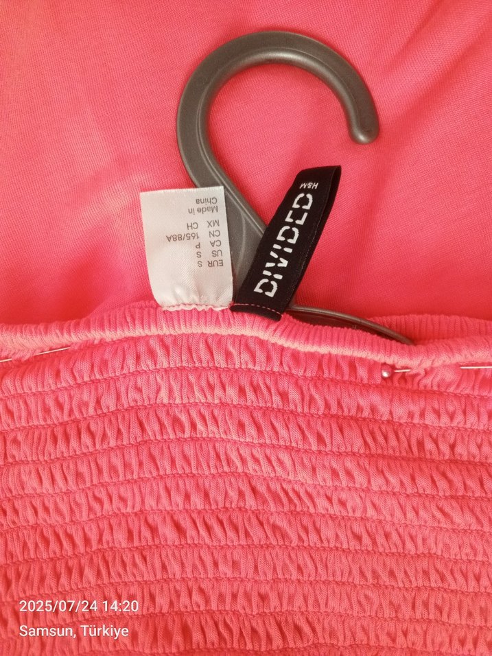 Pembe Askısız Uzun Salaş Kadın Elbise - Görsel 4